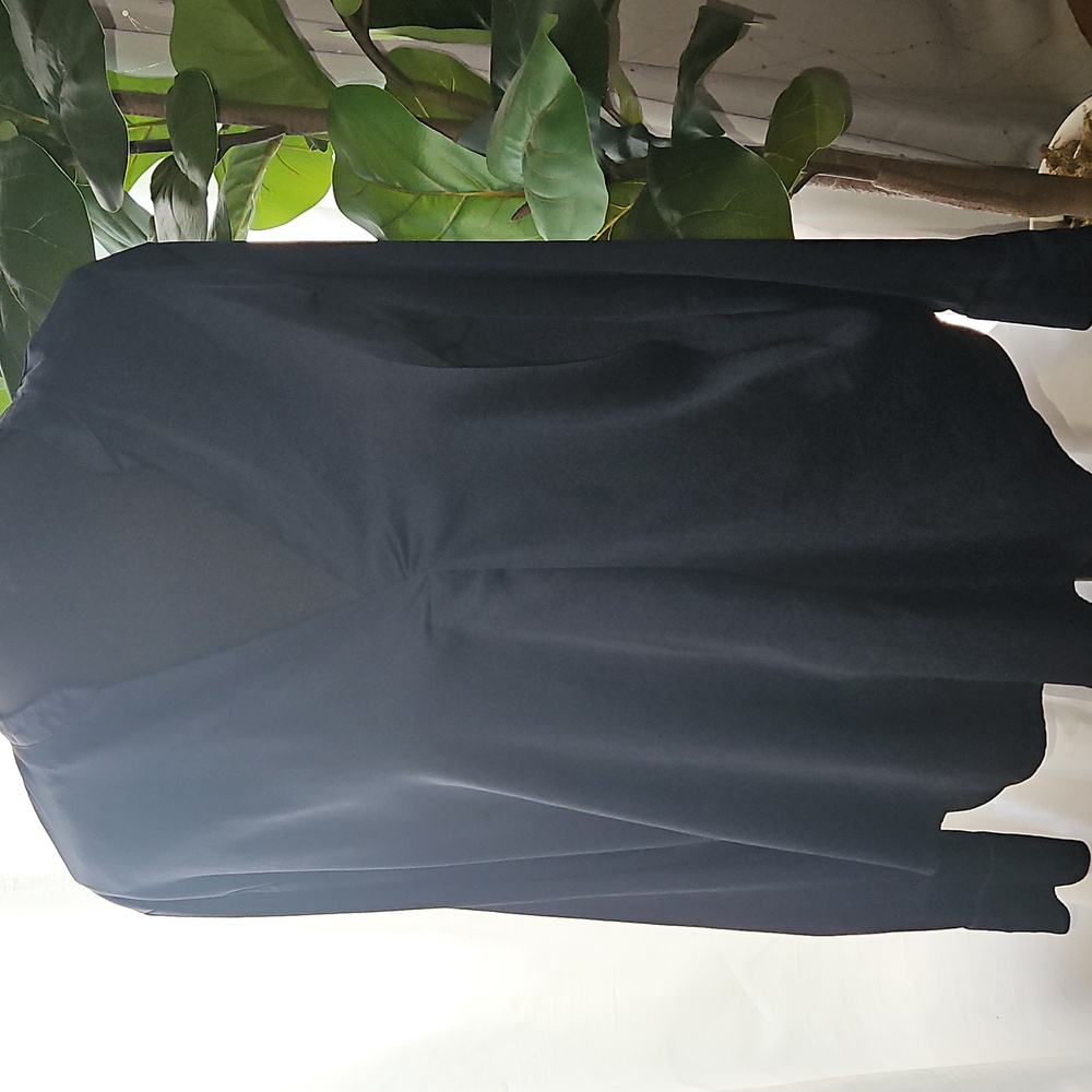 Satin Navy Blouse